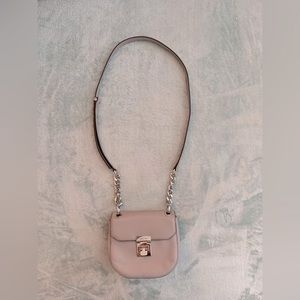 Michael Kors Cecelia Leather Mini Saddle Crossbody Bag